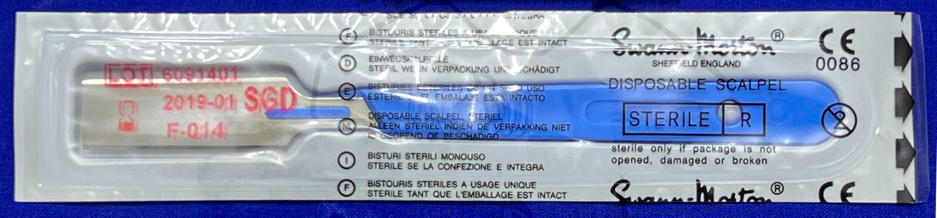 Set zur Freihand-Beschneidung, Skalpell